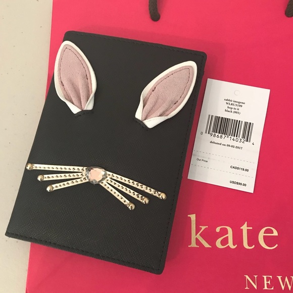 NWT KATE SPADE RABBIT IMOGENE HOP TO IT WALLET - Picture 3 of 8